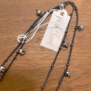 Park Lane Black Beaded Necklace